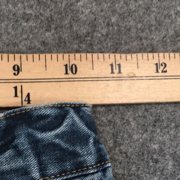 Old Navy Boys 5 Shorts Blue Carpenter Loop Denim Adjustable 100% Cotton Utility - Picture 10 of 11